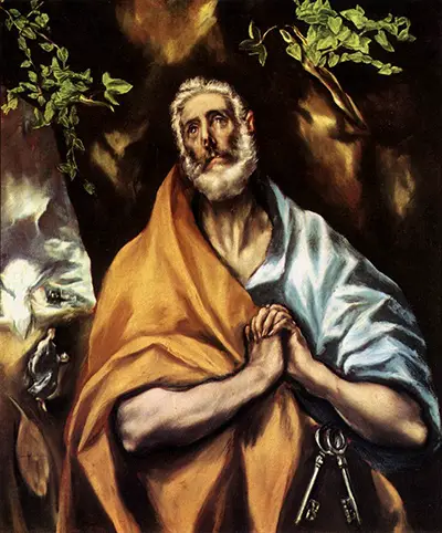 St Peter in Penitence El Greco